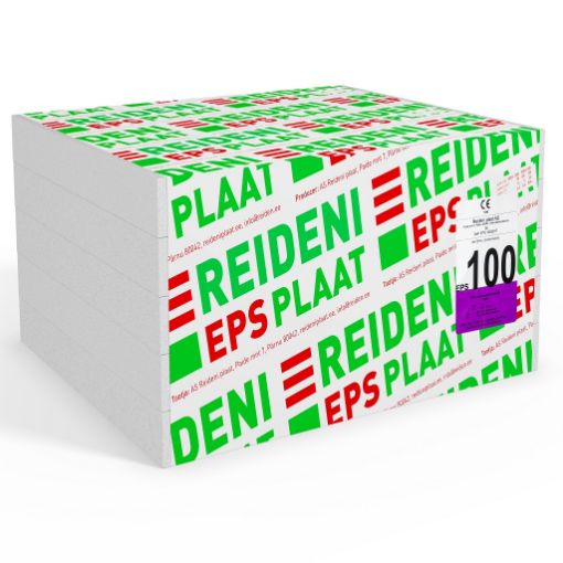 Soojustusplaat EPS-100 100x1200x1000 6m²/pk pilt